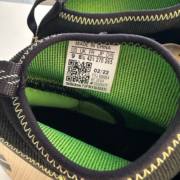 NWT Adidas The Gravel Cycling Shoes Beige Mountain Bike Cleats GX1664 Men's 9 - Picture 8 of 9